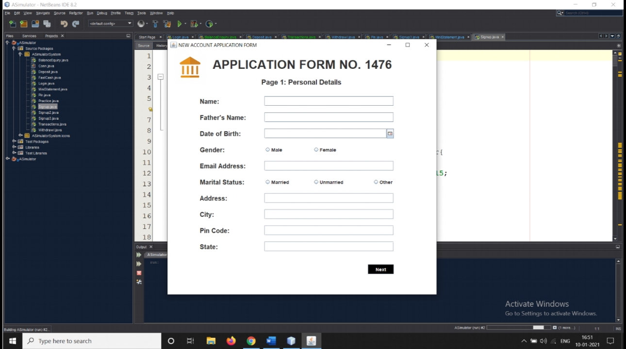 Main Menu